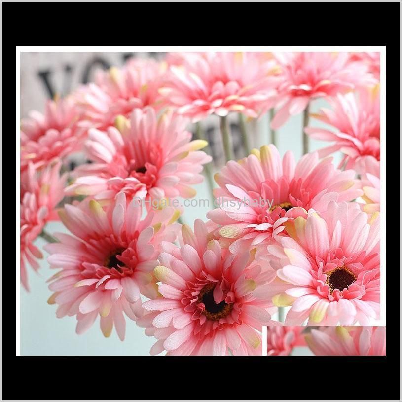 silk transvaal daisy 23 colors 55cm barberton daisy artificial flower sun flower for wedding decoration home decoration