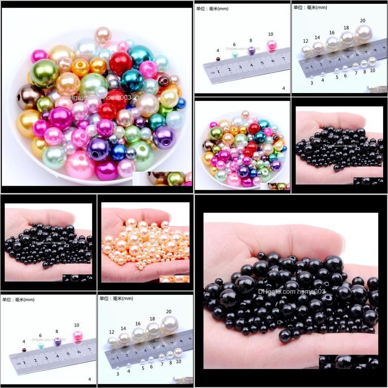 8 Mm 100pcs 16 Color Agujero Recto Imitación De Plástico Diy 8 Mm 100pcs 16 Color Agujero Recto Imitación De Plástico Diy