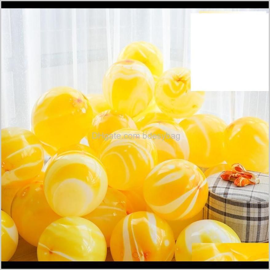 agate monochrome color cloud marble balloon features paint balloon, round glass balloon. it can be used as a launch balloon. silk screen