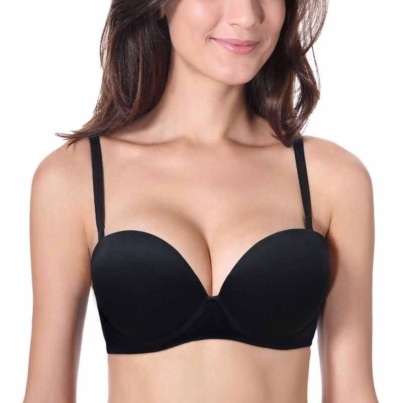 YANDW Sexy Wedding Multiway Underwear Add 2 Cup Super Padded Push Up Bra  White Black Strapless Bras Size 32 34 36 38 40 A B C D 220519 From Cong01,  $10.61