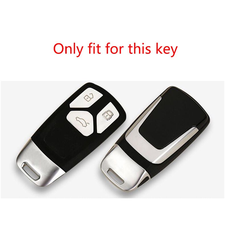 Car Remote Key Fob Cover Case ABS Silicone For Audi A6 A5 Q7 S4 S5 A4 B9 Q7 A4L