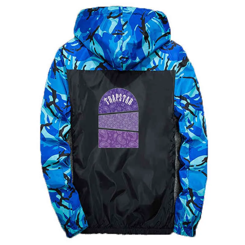 Trapstar Art Of War Paisley 2022 Mens New Wind Breakher Jacket Sport