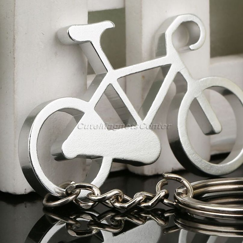 Metal Fashion Sturdy Durable Key Chains Colorful Cycling Bike Bicycle