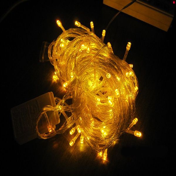 10 metros macho hembra enchufe extremo enchufe la cadena LED de luces de Navidad flash de boda luces LED luces a prueba de agua en todo el cielo estrella
