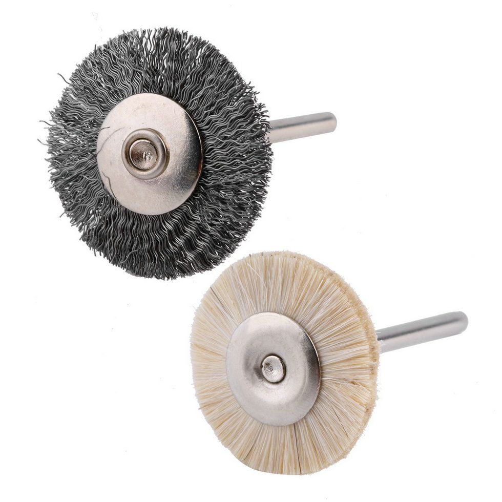 2019 3*25 Pen Shape Flat Steel Wire/Wool Brush For Dremel Die Grinder