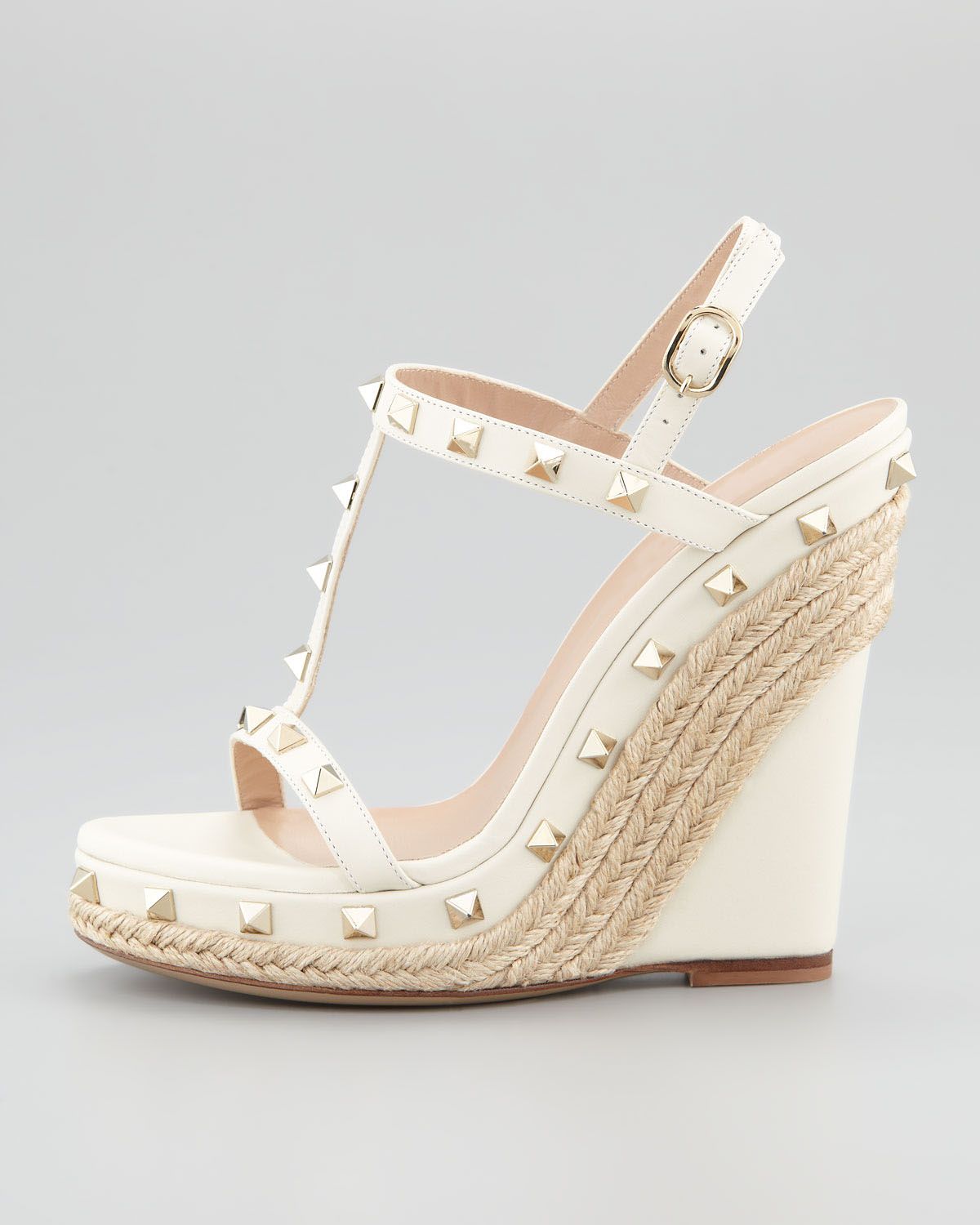 Acquista Scarpe Da Sposa Avorio Da Sposa Sandali Da Sposa Con Zeppa Scarpe Da Festa Da Donna Sexy Plus Size Custom Made Da Donna Elegante Scarpe Da Festa Economici Rivetti Modesti A