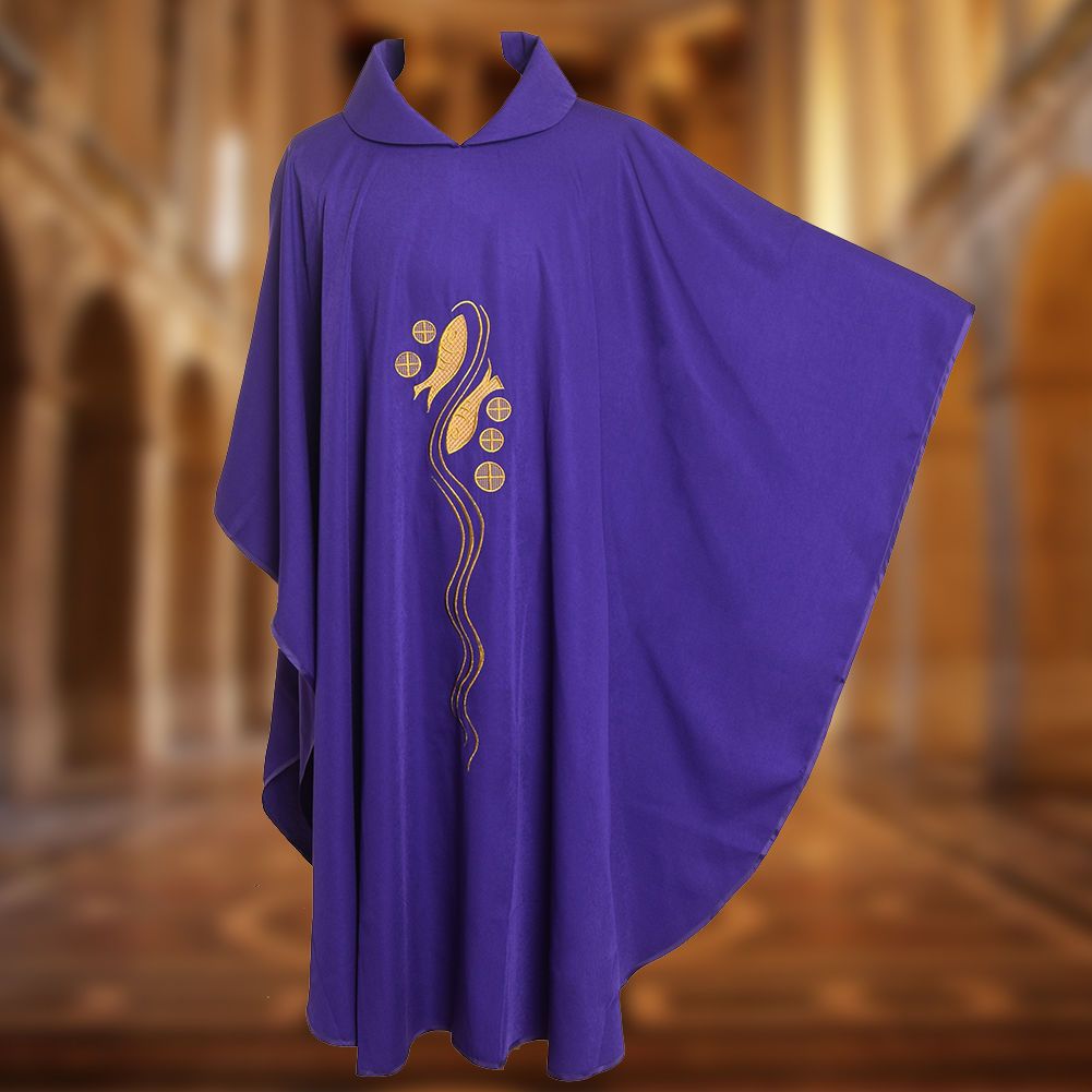Holy Religion Costumes For Clergy Purple Church Priest Catholic