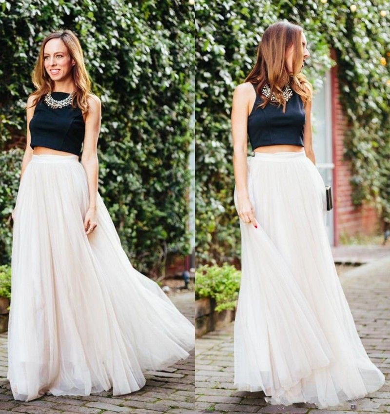 floor length chiffon skirt