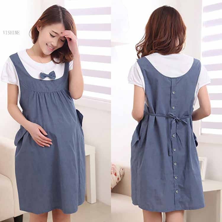 Image of casual short maternity dresses
