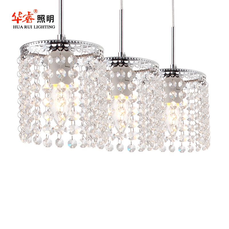 Modern Crystal Chain Vintage Pendant Light Fixture Chandelier Lights Modern Crystal Chain Vintage Pendant Light Fixture Chandelier Lights Decoration Dining Room Lighting Fashion Cafe Lamp House Foyer