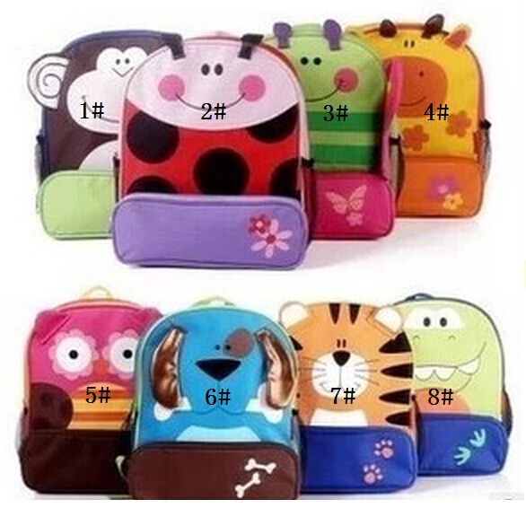 Children Kids Shoulder Bags Boys Grils Cute Cartoon Animals Backpacks