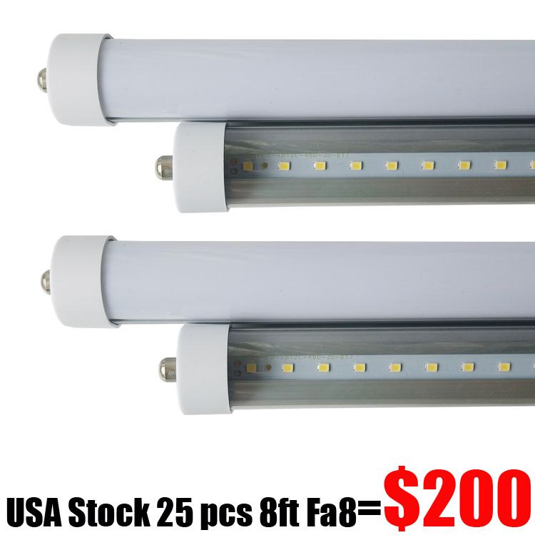 Fluorescent Light Fixtures 8ft 8 Ft Single Pin Fa8 T8 Led Fluorescent Light Fixtures 8ft 8 Ft Single Pin Fa8 T8 Led Cooler Bulb 96 Inch Replacement Foot 90w 5000lm Saving Lamps Neon