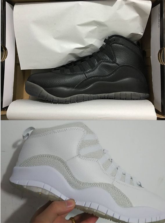 jordan 10 black cheap air jordans for sale New Color Air Jordan Running Black White Shoes [AJ AJRSN0009