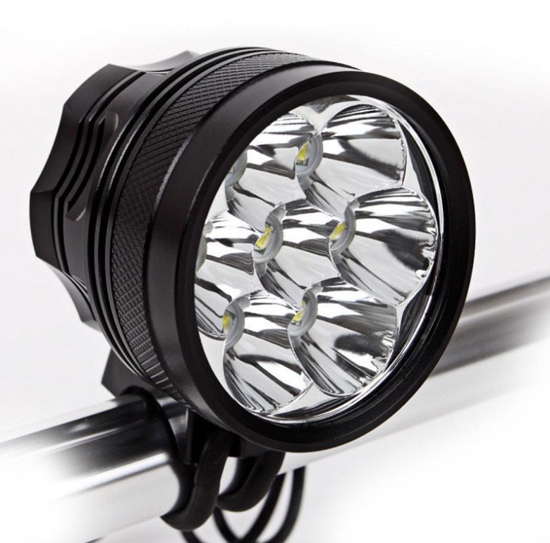 7 CREE XML T6 LED Bulbs 9800 Lumens Bike Headlight 3 Switch Modes