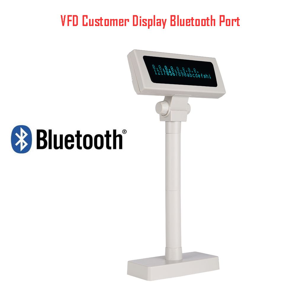 VFD220 VFD 20 * 2 Lijnen POS Klantentoon Hoge kwaliteit Goede prijs USB / RS232 / Bluetooth / WIFI-interface Optioneel