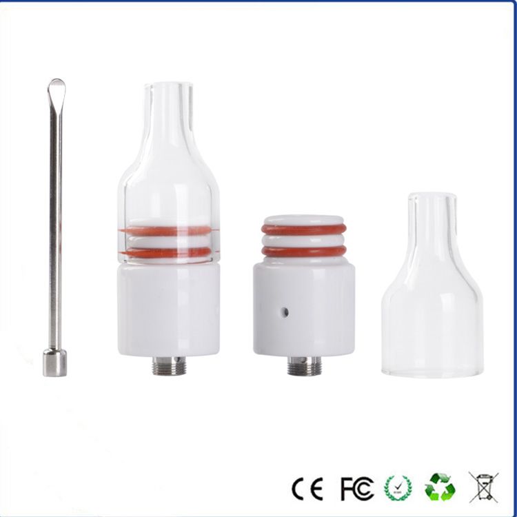 Glass Ceramic Bowl Vaporizer 510 Ceramic Donut Atomizer No Coil No Wick