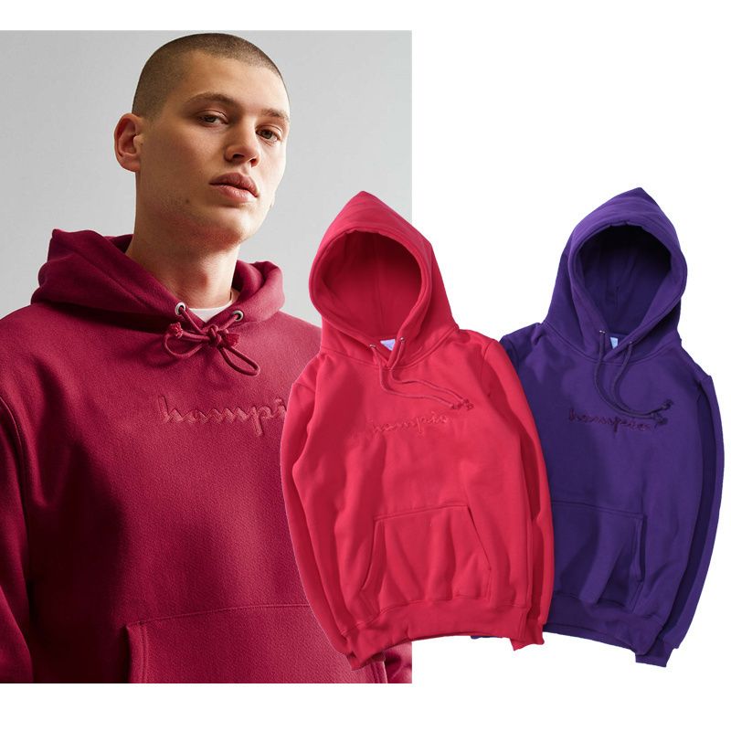 purple champions hoodie