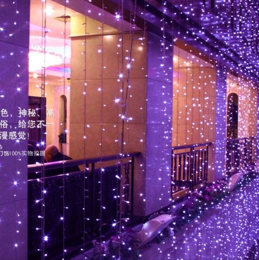 4 3 M 400 LED Curtain Light  Wedding Background Of Window 