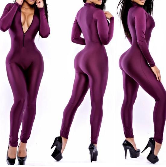 purple bodysuit womens