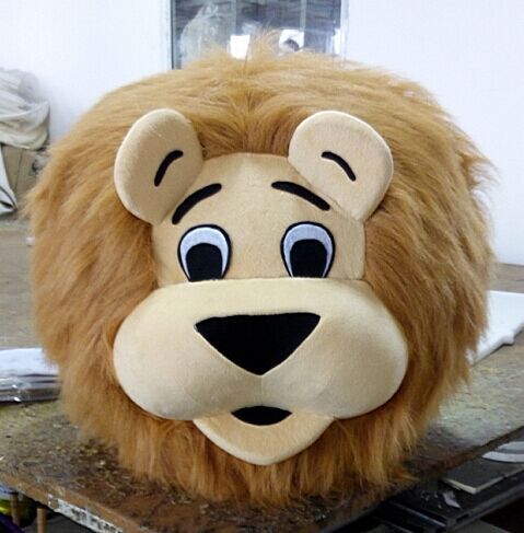 plush lion head