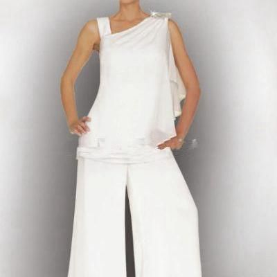 pant bride chiffon suits mother abroad recognition got welcome suit