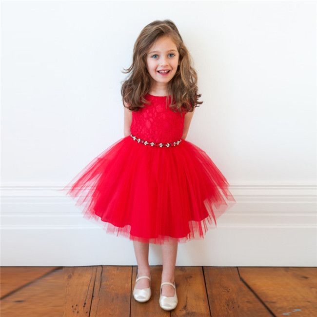 girls red tutu dress