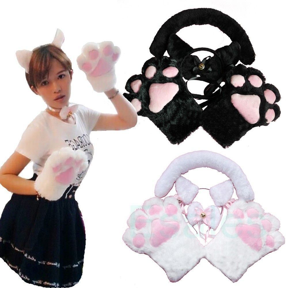 Wholesale Hot Sale Cartoon Gloves Cute Ear Wearing Sexy Flutty Cat