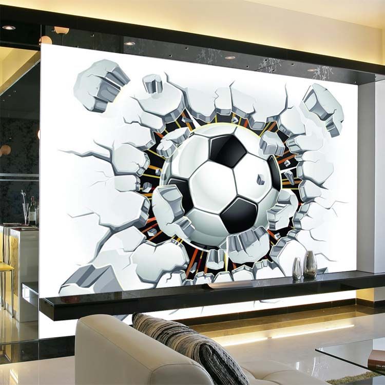 FuÃball fototapete fuÃball wandgemälde 3d wallpaper passion für ...