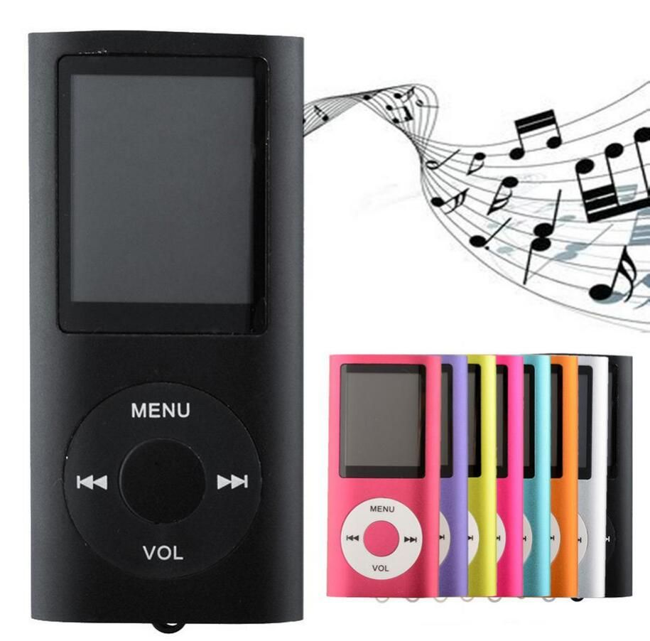 Slim 4th 1.8 Lcd Mp4 Player Earphone Mp4 Music Player Support 2gb 4gb