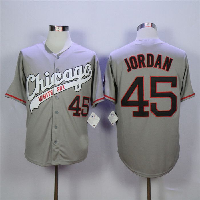 michael jordan white sox jersey black