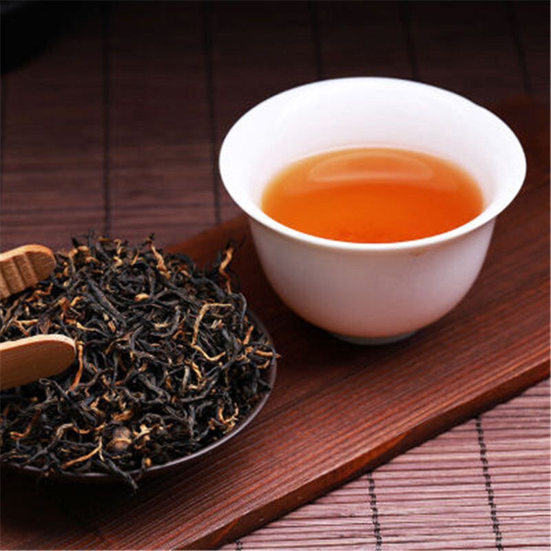 250g organico cinese Tè nero Wuyishan Paulownia fuori Jinjunmei Red Tea Salute New cotto imballaggio striscia di tè verde di sigillamento