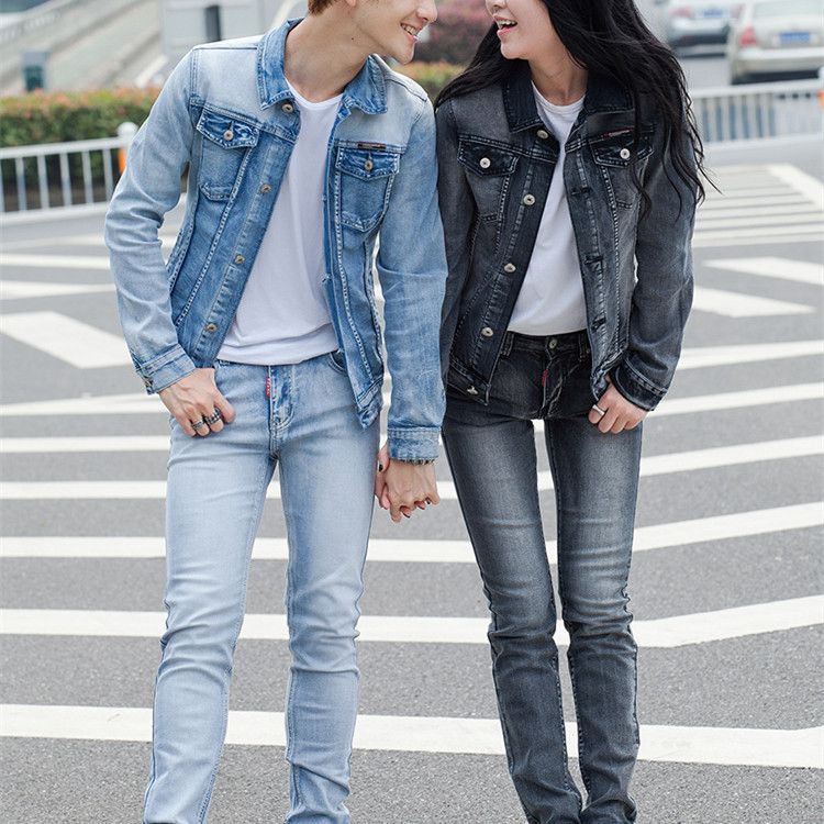 denim pants and jacket