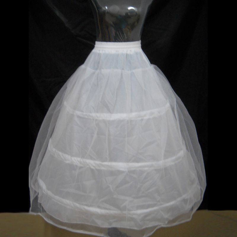 Wedding Petticoats 3 Hoop 1 Tulle Wedding Bridal Gown Dress Petticoat