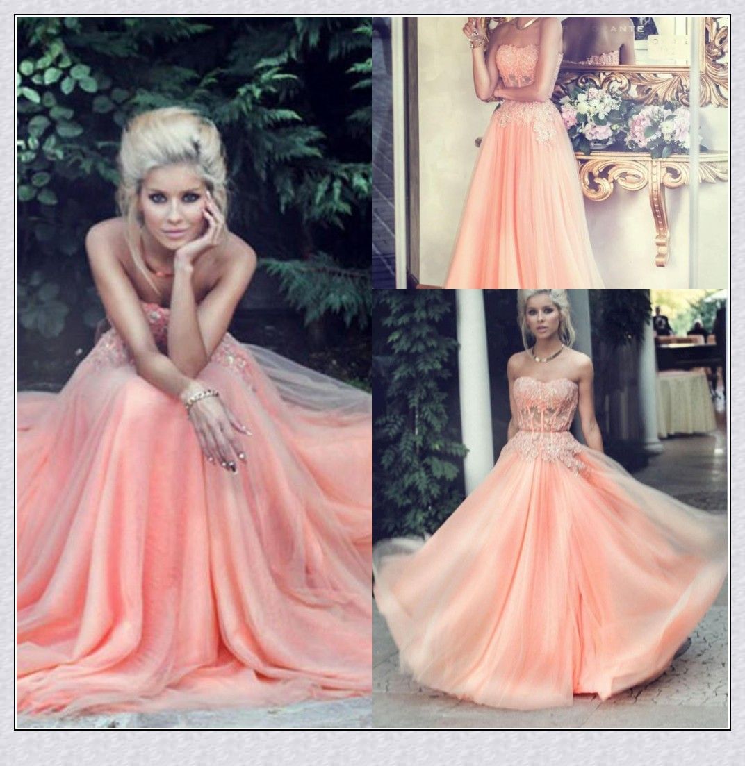 peach dresses for sale