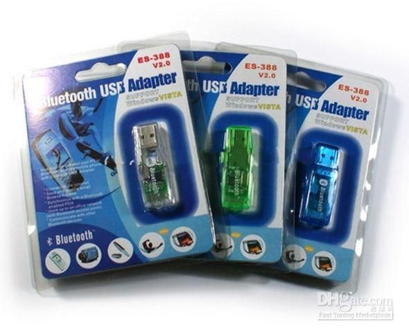 Atacado-Transparente Mini Bluetooth USB SE388 2.0   adaptador EDR Dongle 20m PC Laptop