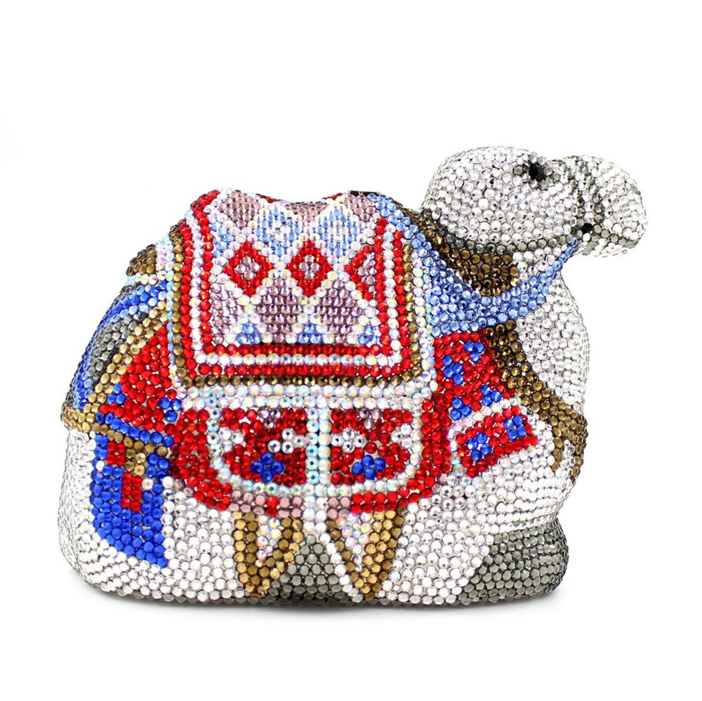 Luxury Crystal Evening Bag Camel Shape Party Bags Ladies Animal Clutch