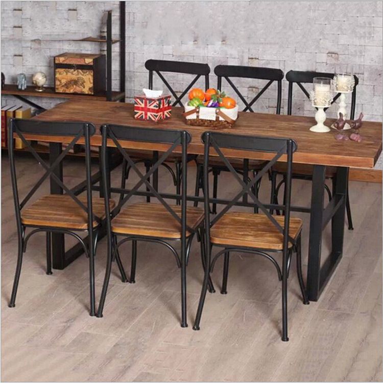 2019 Cheap American Country Retro Wood Furniture, Wrought 