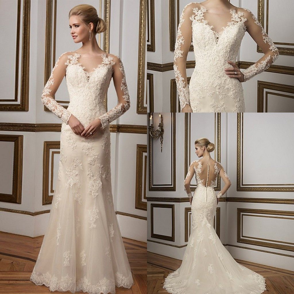 winter mermaid wedding dresses