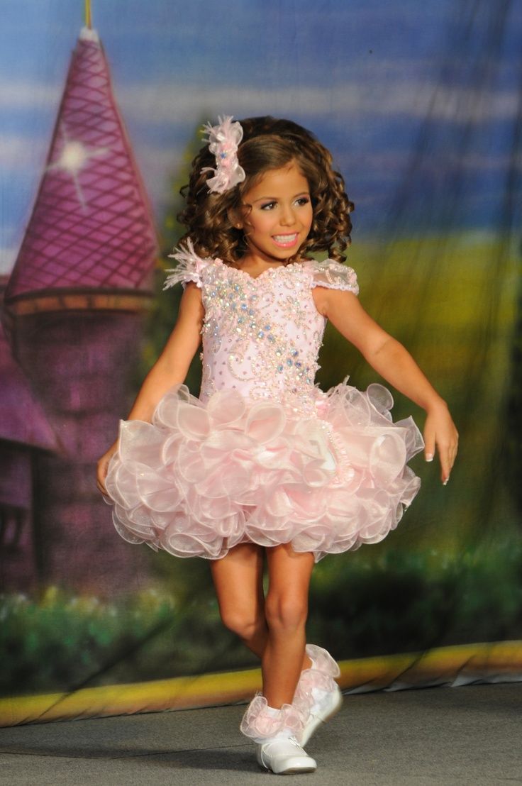 2016 Kids Beauty Pageant Dresses Ball Gown Cheap Flower Girls Dresses