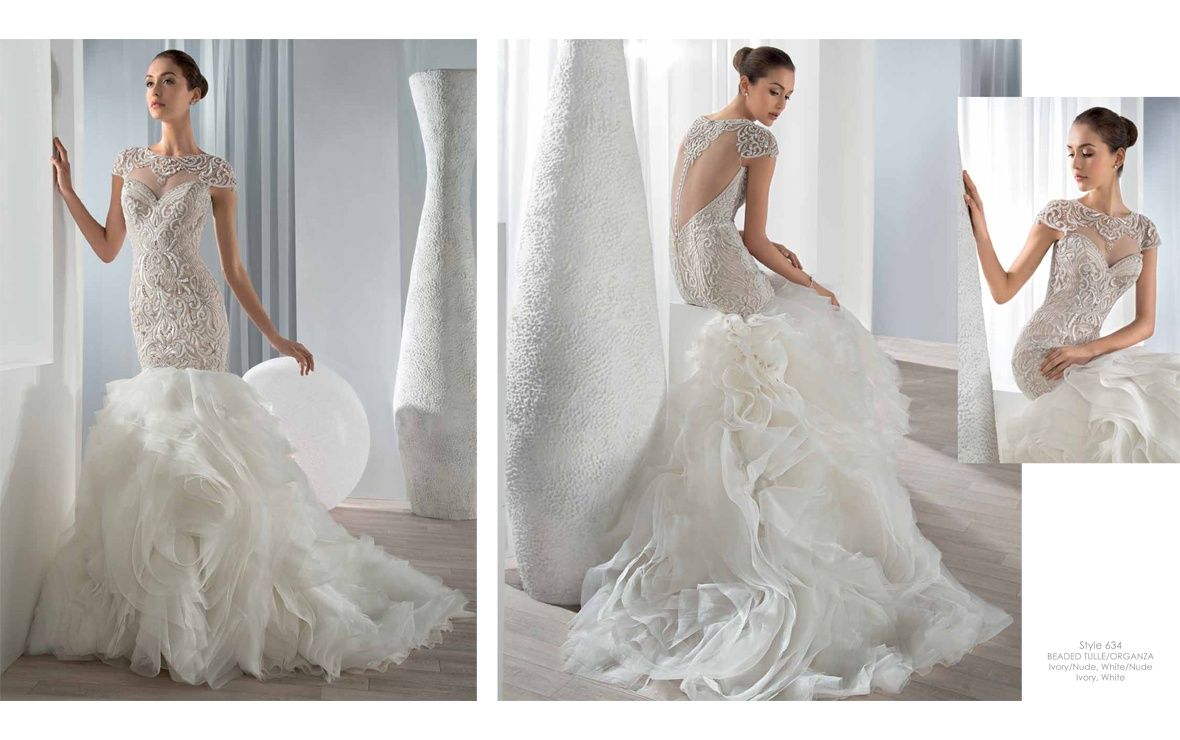 Back Design Heart Shaped Mermaid Dress