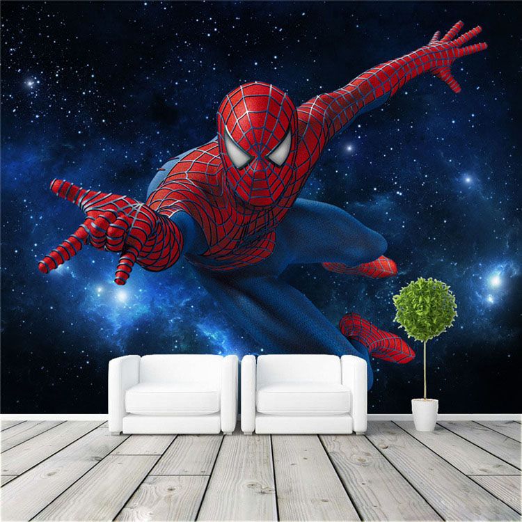 Spiderman Wall Mural custom super hero wall mural spiderman photo wallpaper silk Spiderman Wall Mural custom super hero wall mural spiderman photo wallpaper silk