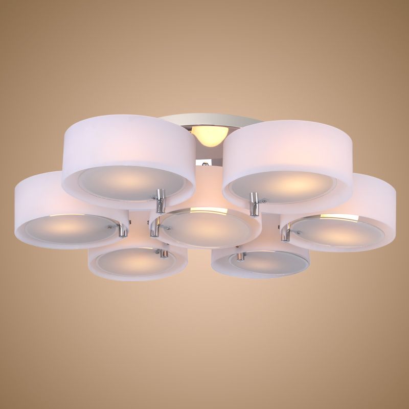 7 Lights Acrylic Chandelier Light Chrome Finish Ceiling Living Room 7 Lights Acrylic Chandelier Light Chrome Finish Ceiling Living Room Lighting 220 240v Use E27 Fluorescent Bulb Ems Victorian