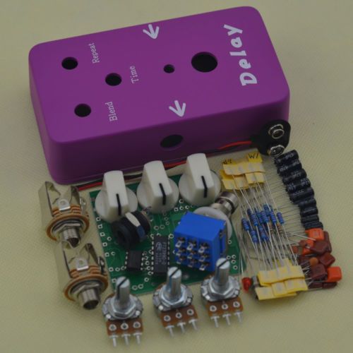 Guitar Effect Pedal Delay And True Bypass Deep Delay Purple Red Delay