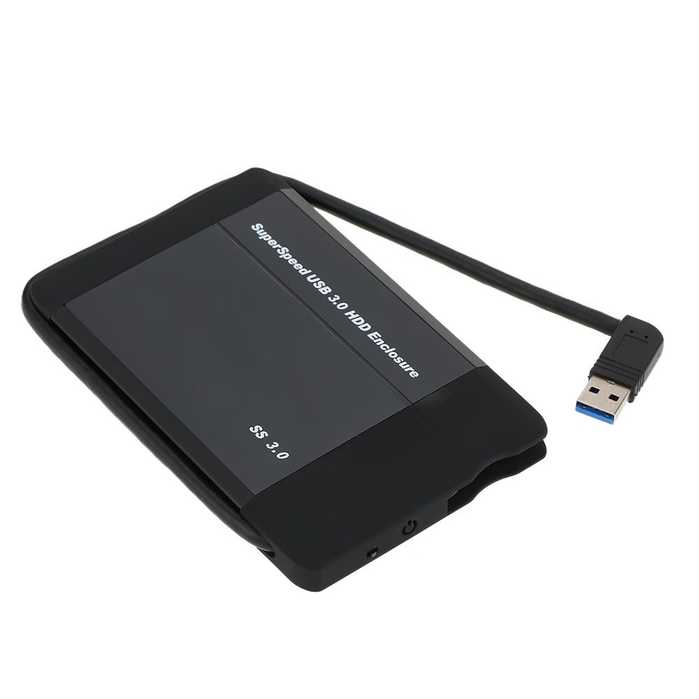 2019 2.5 Hard Drive Enclosure With Blue LED Indicator USB 3.0 10mm SATA