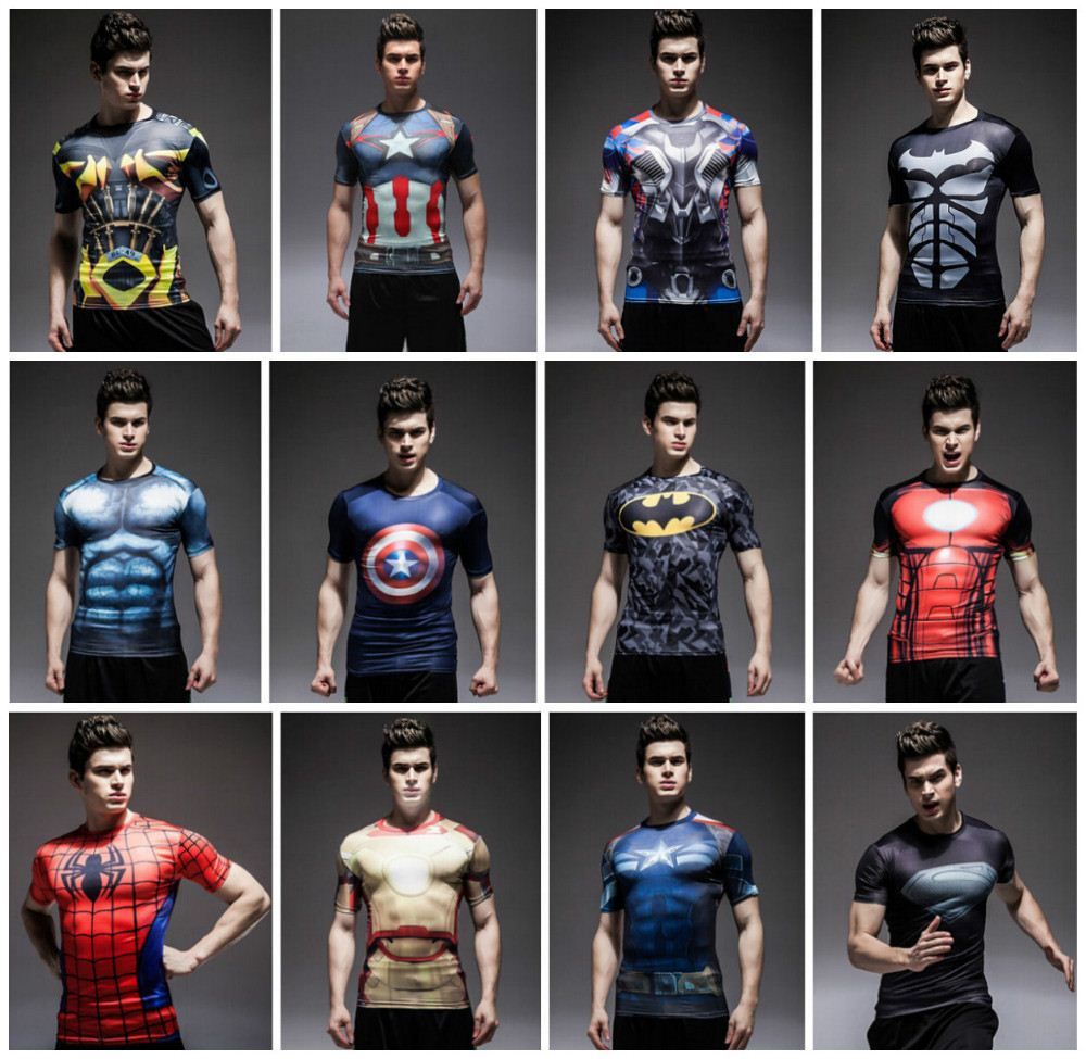 superhero fitness shirts