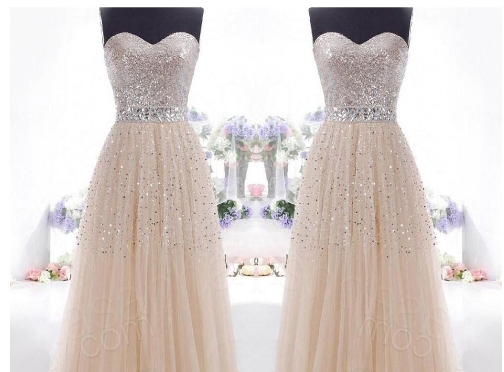 Tan Color Prom Dresses