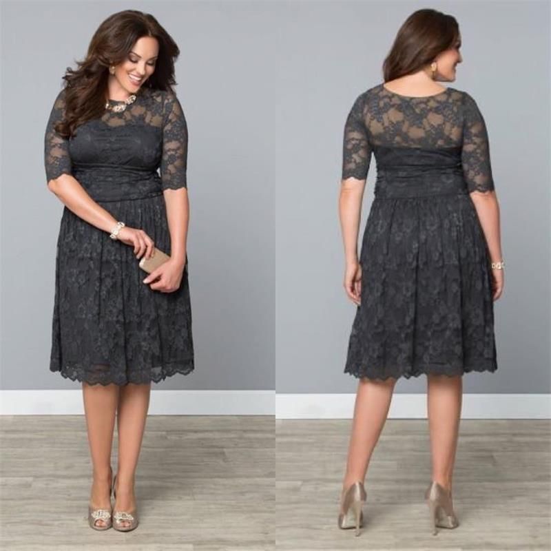 Image of short cocktail dresses for plus size