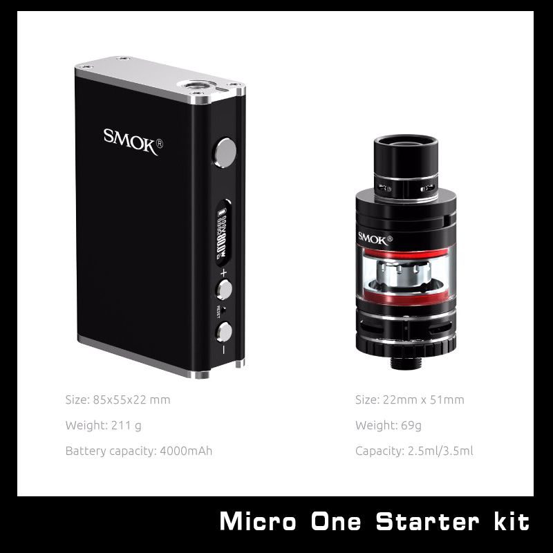 Original SMOKTECH Micro One Kit Max 80W Output SMOK Micro One R80 TC