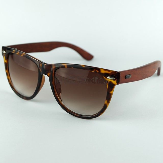 Classic Wood Sunglasses Natural Wooden Eyewear Sun Glasses Traveller