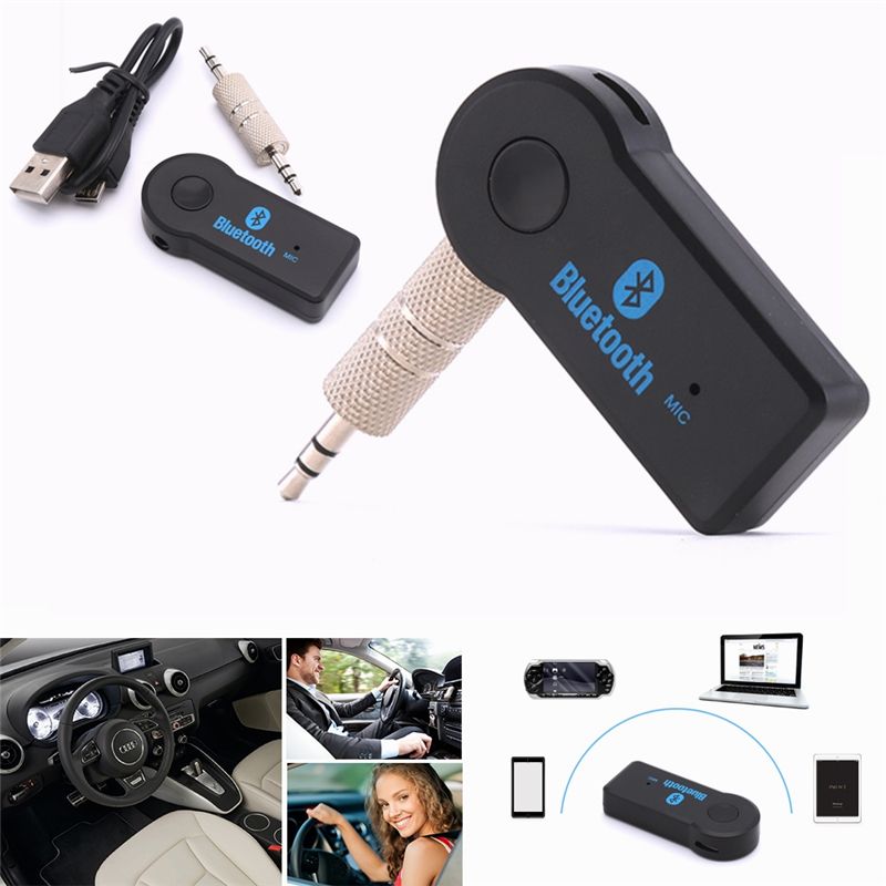 Universal 3.5mm Bluetooth Car Kit A2DP Wireless FM Transmitter AUX